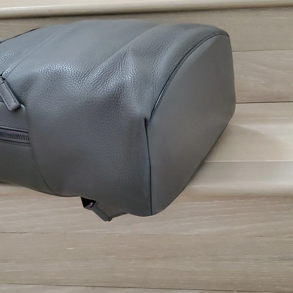 Tumi Landon Alcott Fine Leather Backpack in Gray